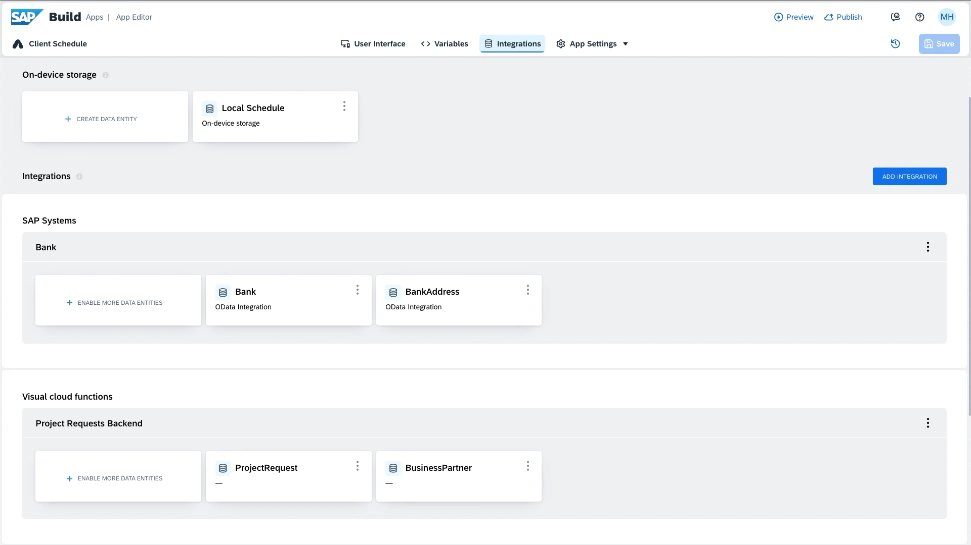 SAP Build Apps_Feature_Integrate with enterprise solutions
