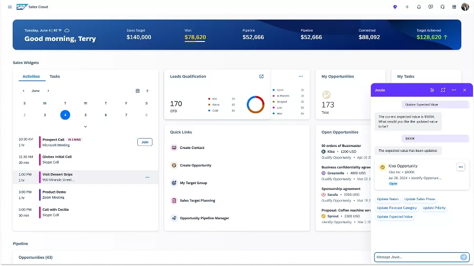 SAP Joule AI_Feature_Sales Cloud