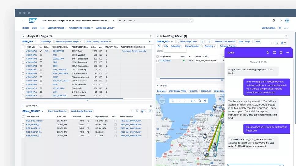 SAP Joule AI_Feature_Transportation