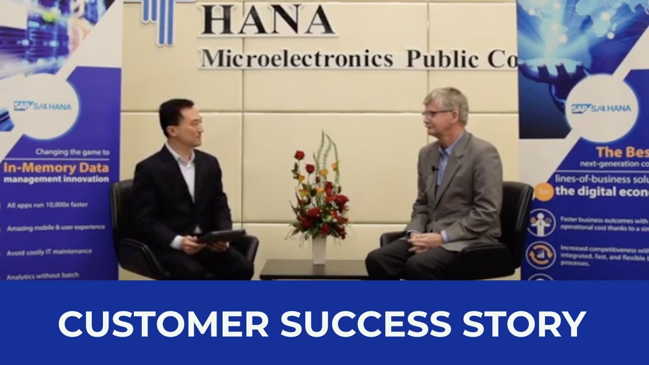 Video Thumbnail: Customer Success Story : SAP S/4HANA Project for HANA Microelectronics Public Co., Ltd.