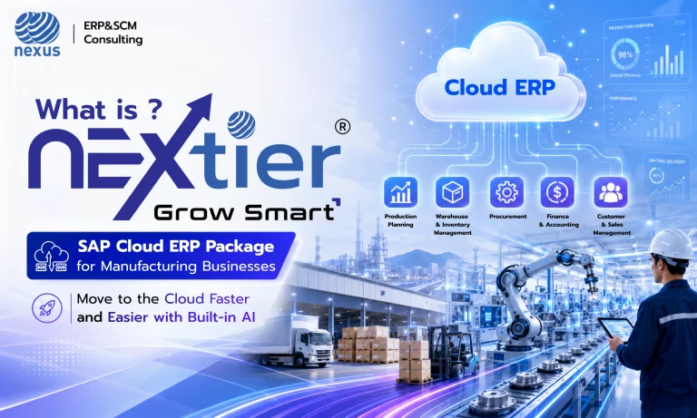 NEXtier Grow Smart SAP Cloud ERP for Manufacturing